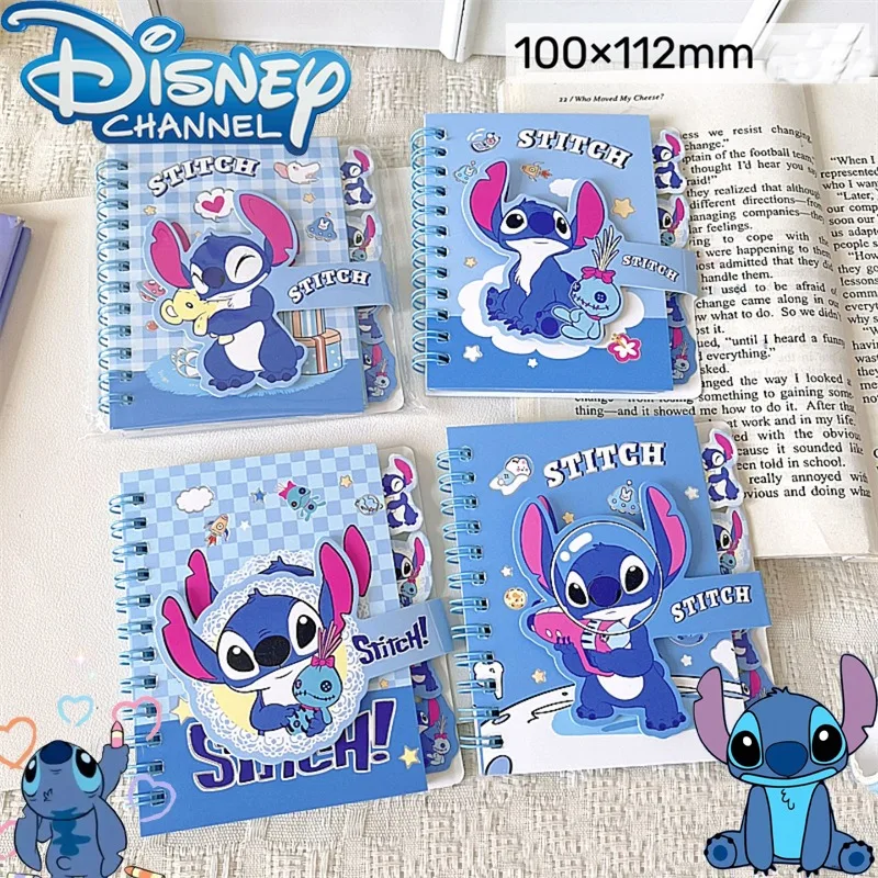 

Disney Lilo & Stitch Coil Notebook Stationery Stitch Cute Cartoon Portable Coil Book Daily Journal Student School Supplies Prize