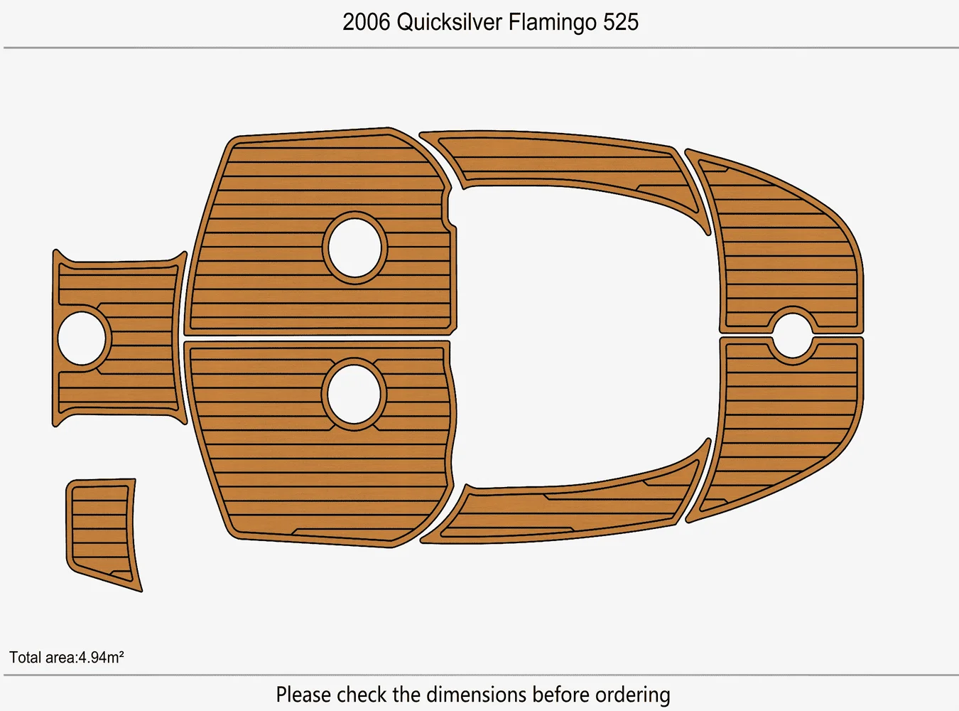 2006 Quicksilver Flamingo 525 1/4