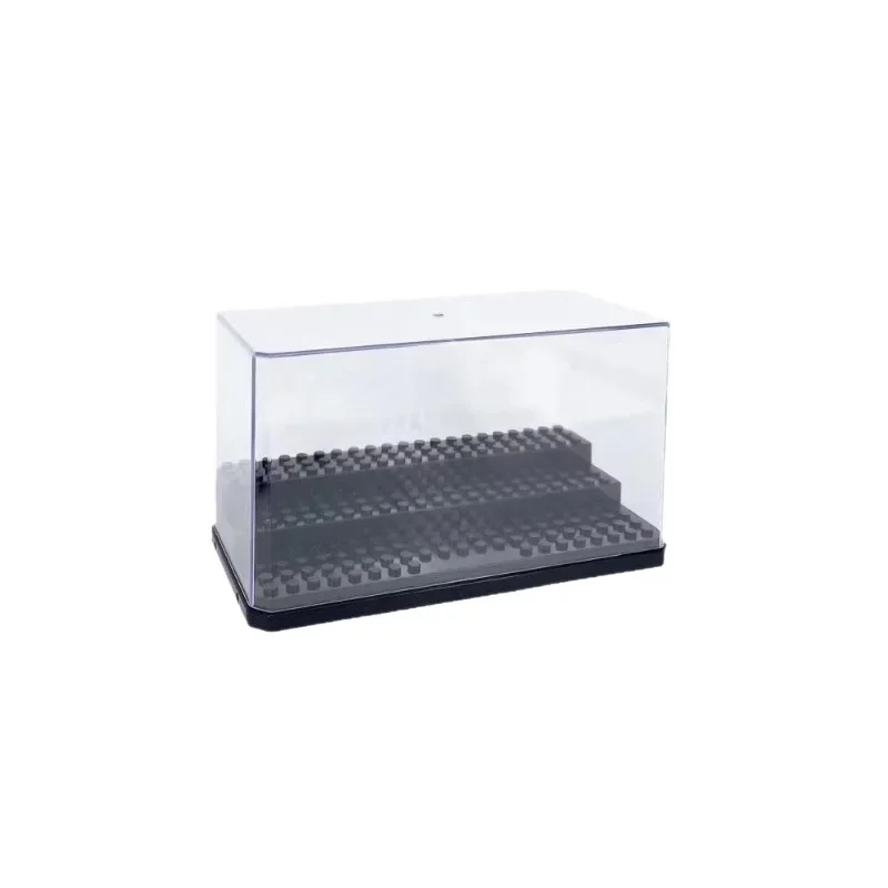 Compatible with Lego doll display box dust-proof storage transparent box small particle collection transparent cover. - view 5