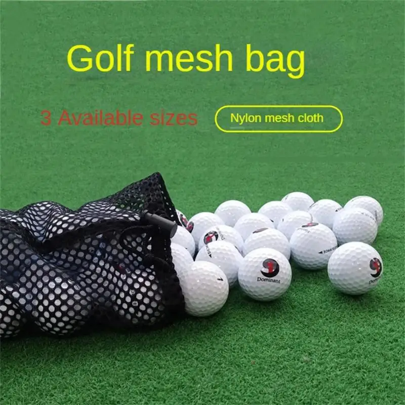 1/3/5PCS Sports Mesh Net Bag Nylon Golf Tennis  Ball Carrying Drawstring Pouch Golf Bags Golf Accessories