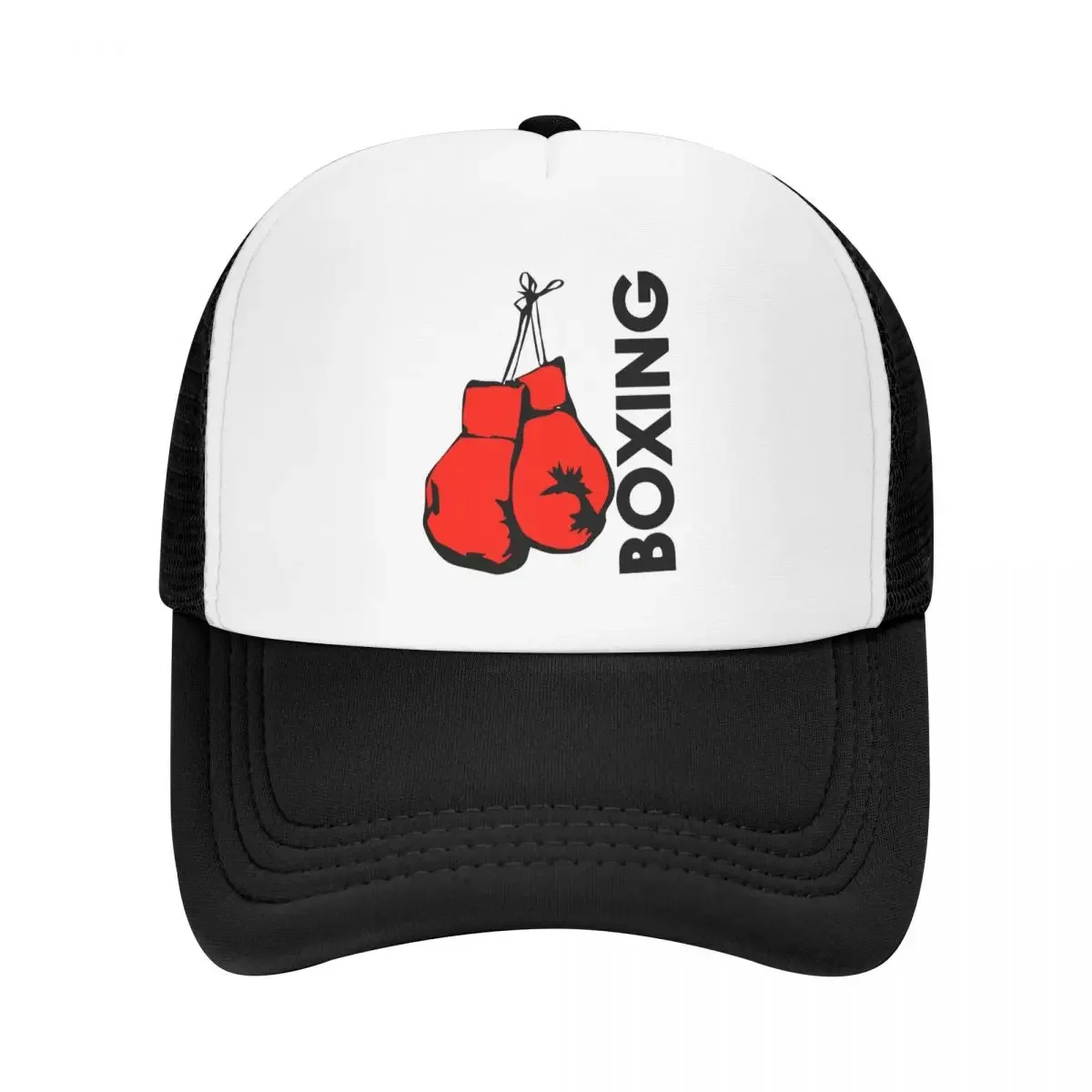 Custom Fashion Boxing Gloves Boxer Gift Baseball Cap Women Men Adjustable Trucker Hat Sun Protection