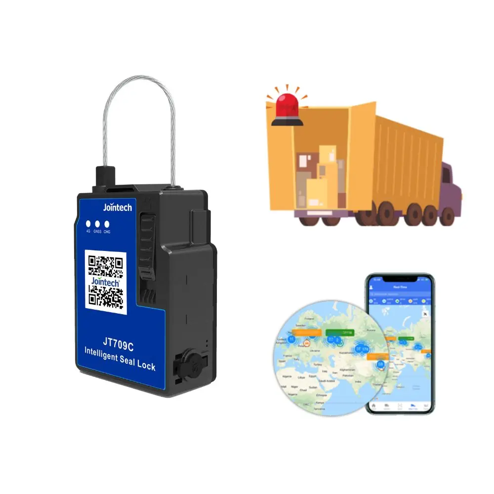 

Jointech JT709C 4G Waterproof Tracker Container Tanker RFID Seal Lock