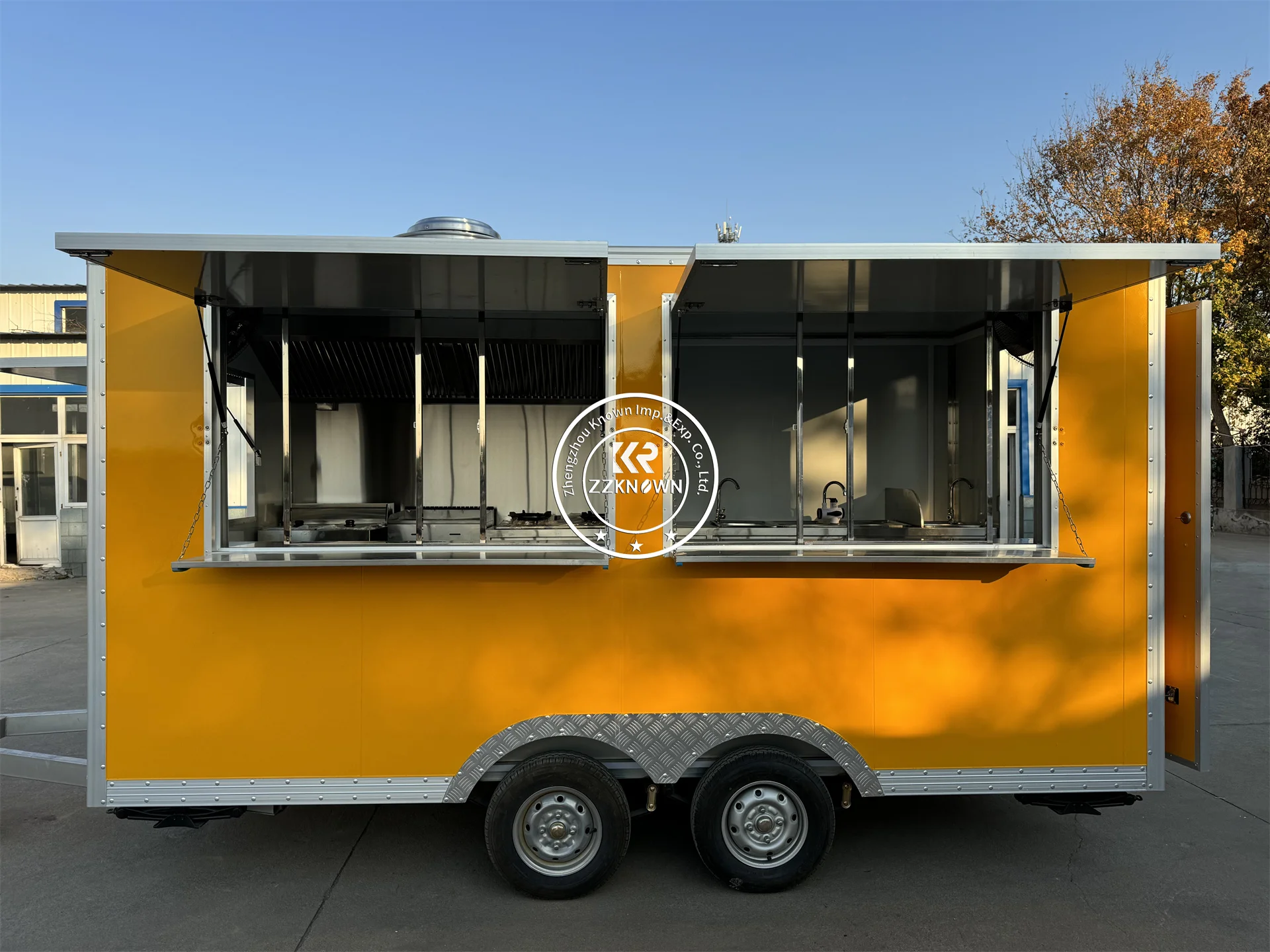 

Mobile Juice Coffee Shop Bar Burger Van Catering Trailer Hot Dog Cart Concession Ice Cream Bakery Food Truck Trailer