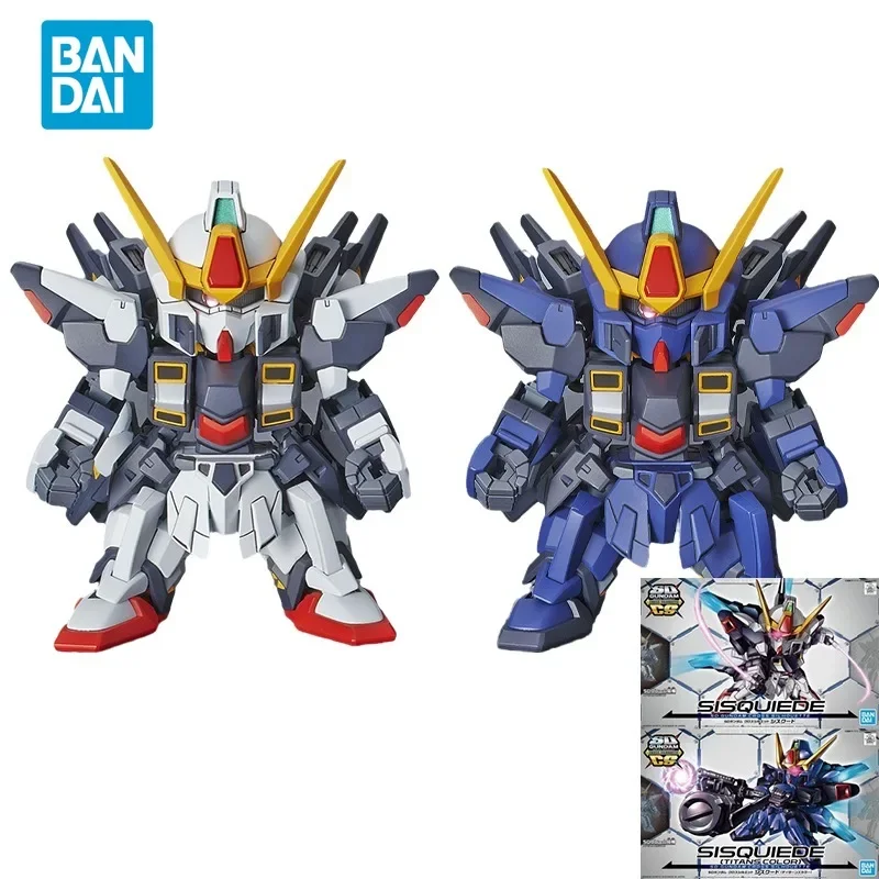 

Прямая поставка с точки, Bandai, оригинальная аниме Коллекционная модель GUNDAM SDCS SISQUIEDE, фигурка в сборе, игрушки для детей, подарок