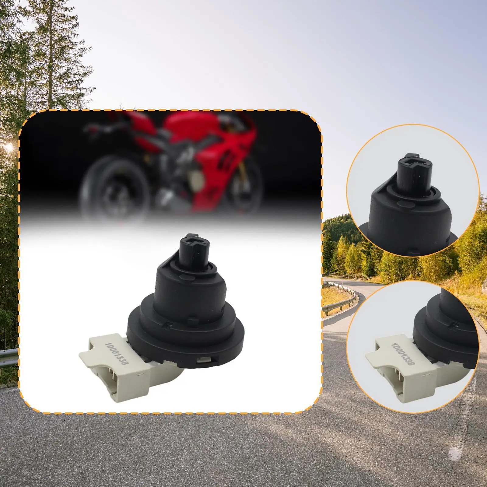 

Профессиональный выключатель зажигания для мотоциклов PI001338, прямая замена запчасти для Piaggio 50 125 150 Liberty, для Vespa GTS