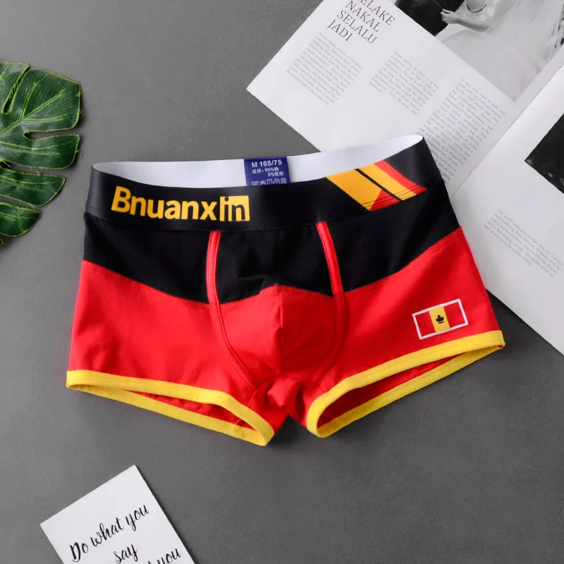 National Flag Series Cotton Boxer Shorts Men Underwear Bermuda Ropa Interior Male Cuecas Masculinas Underpants M L XL XXL XXXL