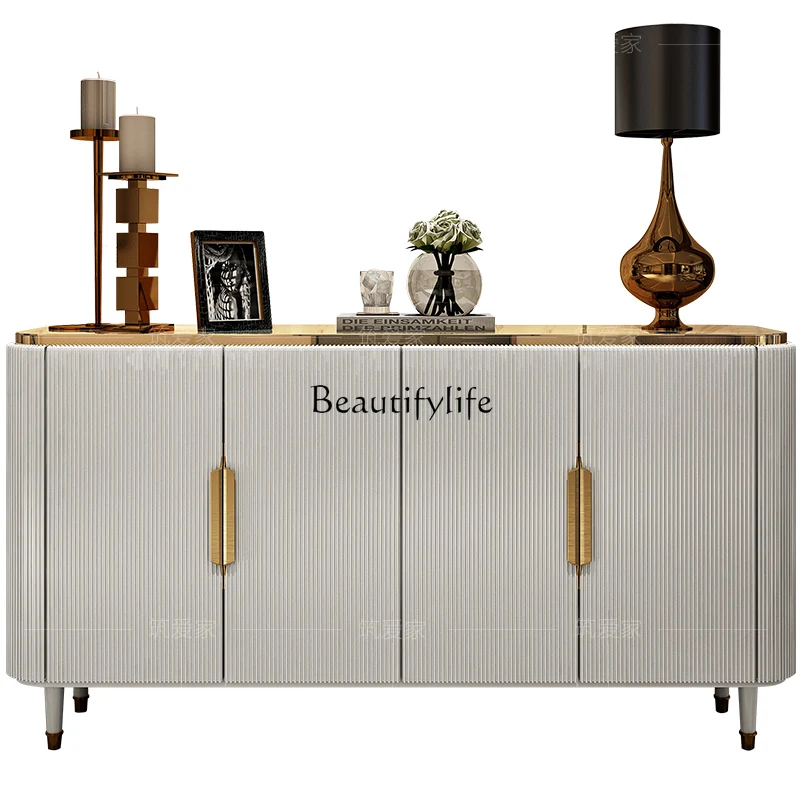 

Postmodern dining side American light luxury porch cabinet foyer storage and dining cabinet