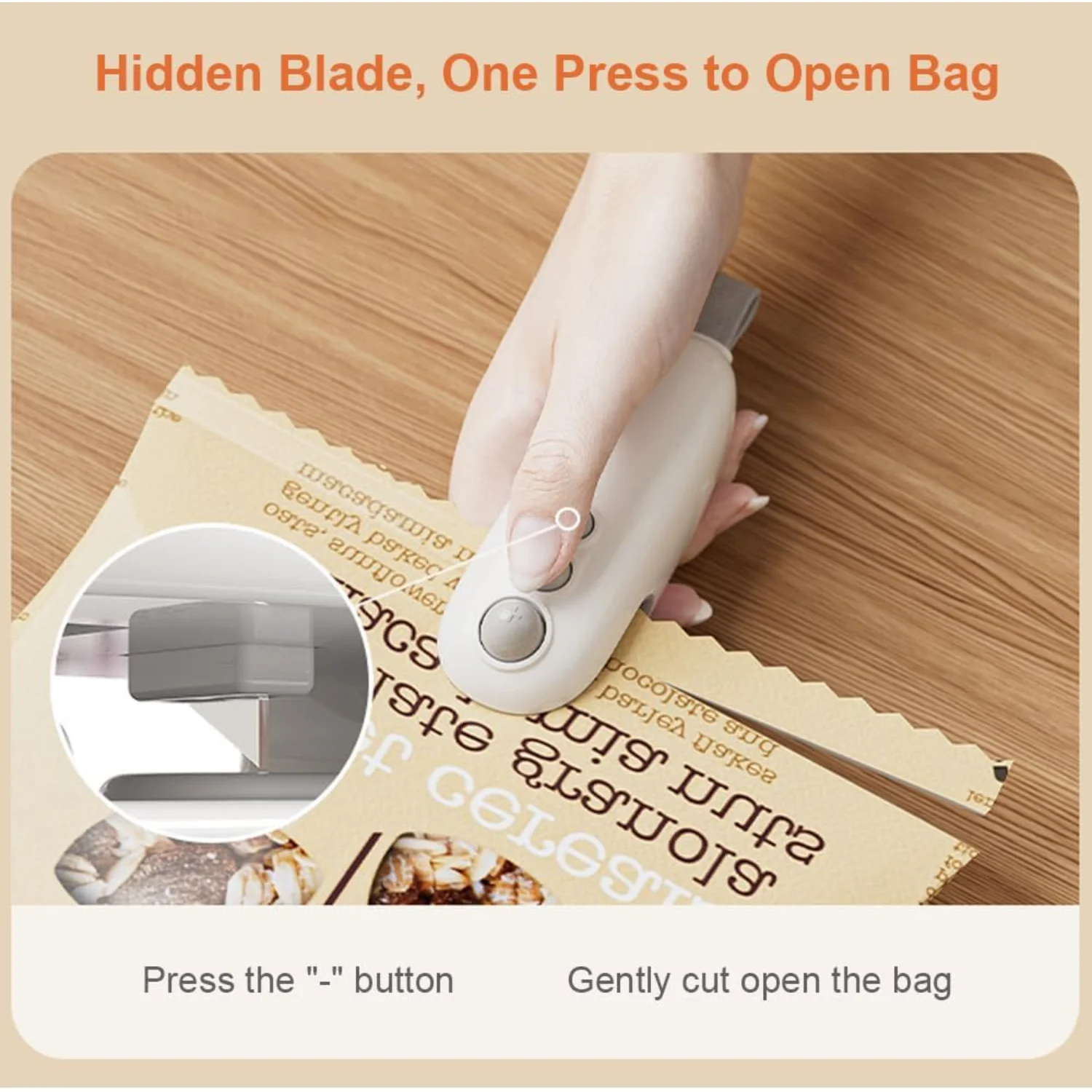 Перезаряжаемый мини-запайщик пакетов, портативная машина для термосварки закусок 2 в 1, с магнитом для пластиковых майларовых пакетов