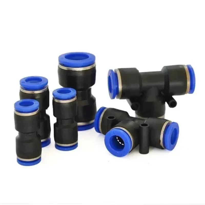 Boxed 50 PCs PU-10/PE-10/PZA-10/PY-10/PV-10/PG-10 Pneumatic Fitting Kit 10mm Outer Diameter of the Hose Pipe Tube Air Connectors