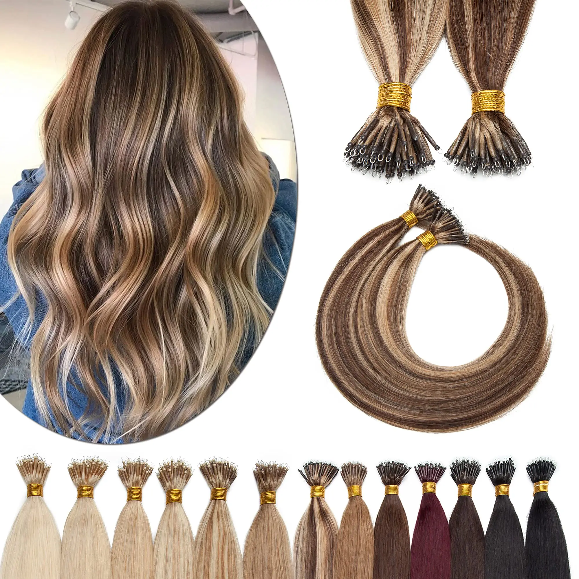 100-human-hair-nano-ring-extensions-straight-hair-weft-with-tiny-rings-for-most-comfortable-hair-extensions