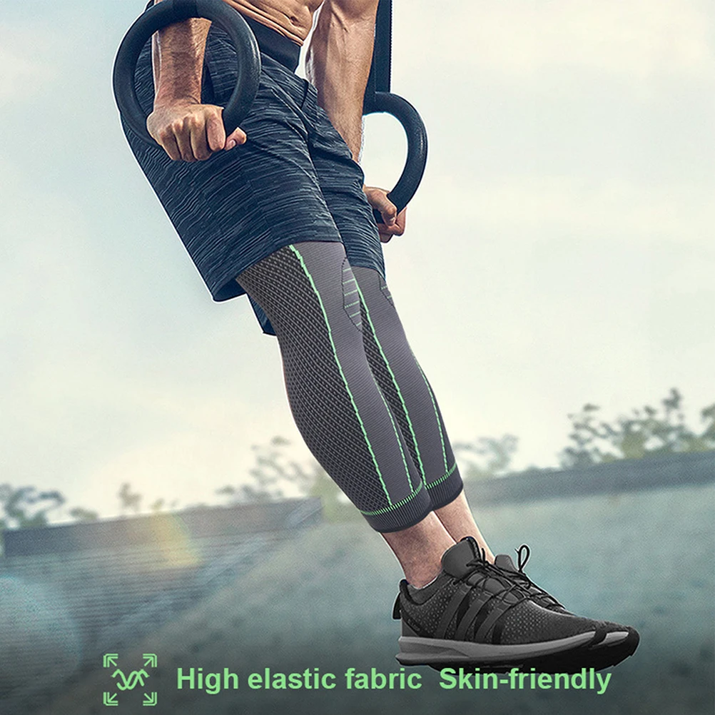 

Breathable Nylon Knee Brace Support for Sports Fitness Pain Relief Stabilizing Running Basketball Hiking Protector