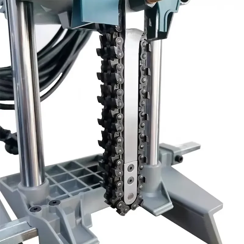 Portable Square Hole Machine for Woodworking Chain Saw for Ancient Building Pavilion Punching Mortise Machine for Wood