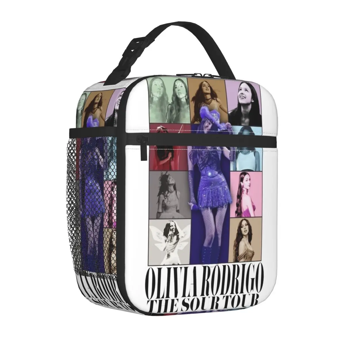 Custom Singer O-Olivia Cool R-Rodrigo Thermal Insulated Lunch Bag Portable Bento Box for School Outdoor Storage Food Tote Bags