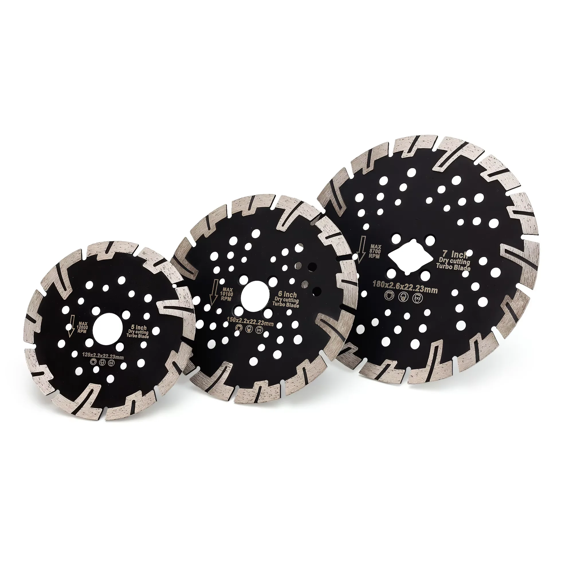 1pc 125mm-180mm Diamond Saw Blade Dry Blade Saw Disc Tooth Guard Cutting Disc Multi Cutter Cutter Angle Grinder Stone Concrete