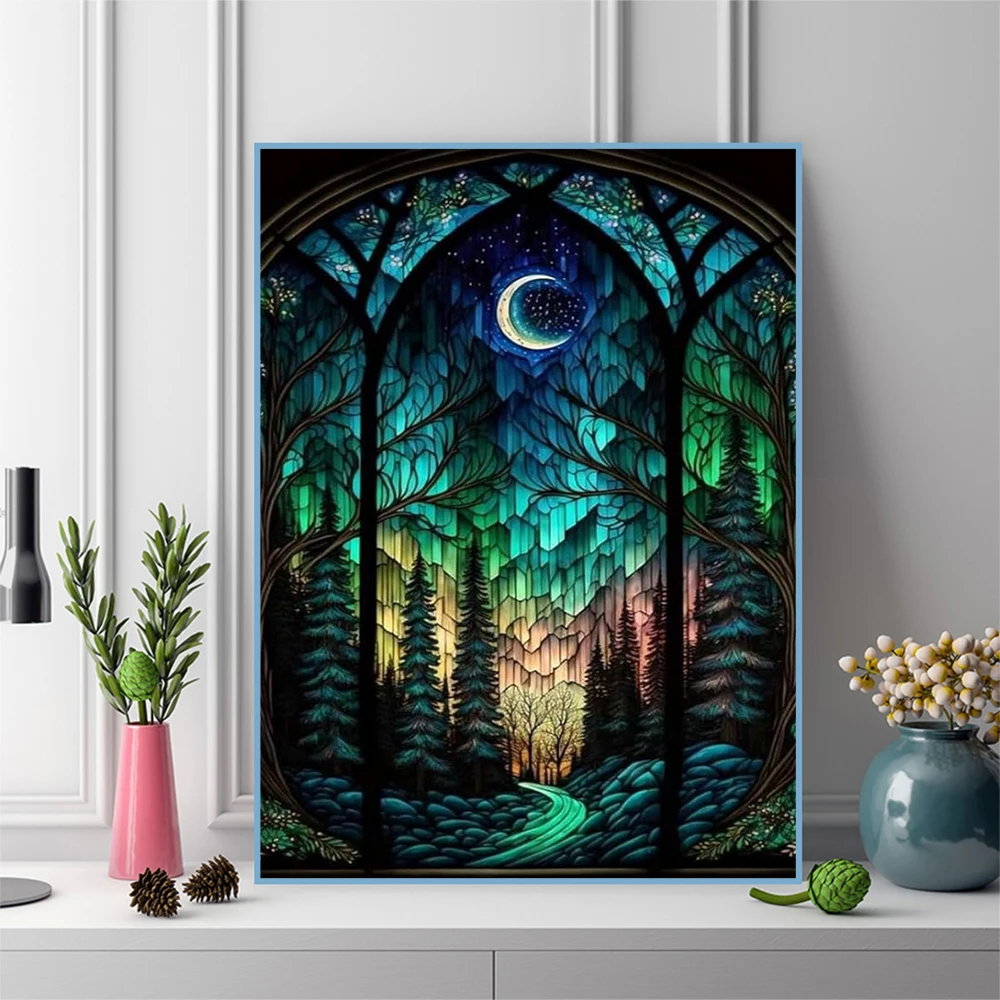 ภาพปักเพชร 5 มิติ แบบไร้กรอบ ล - Art Craft Tree บทวิจารณ์และราคา