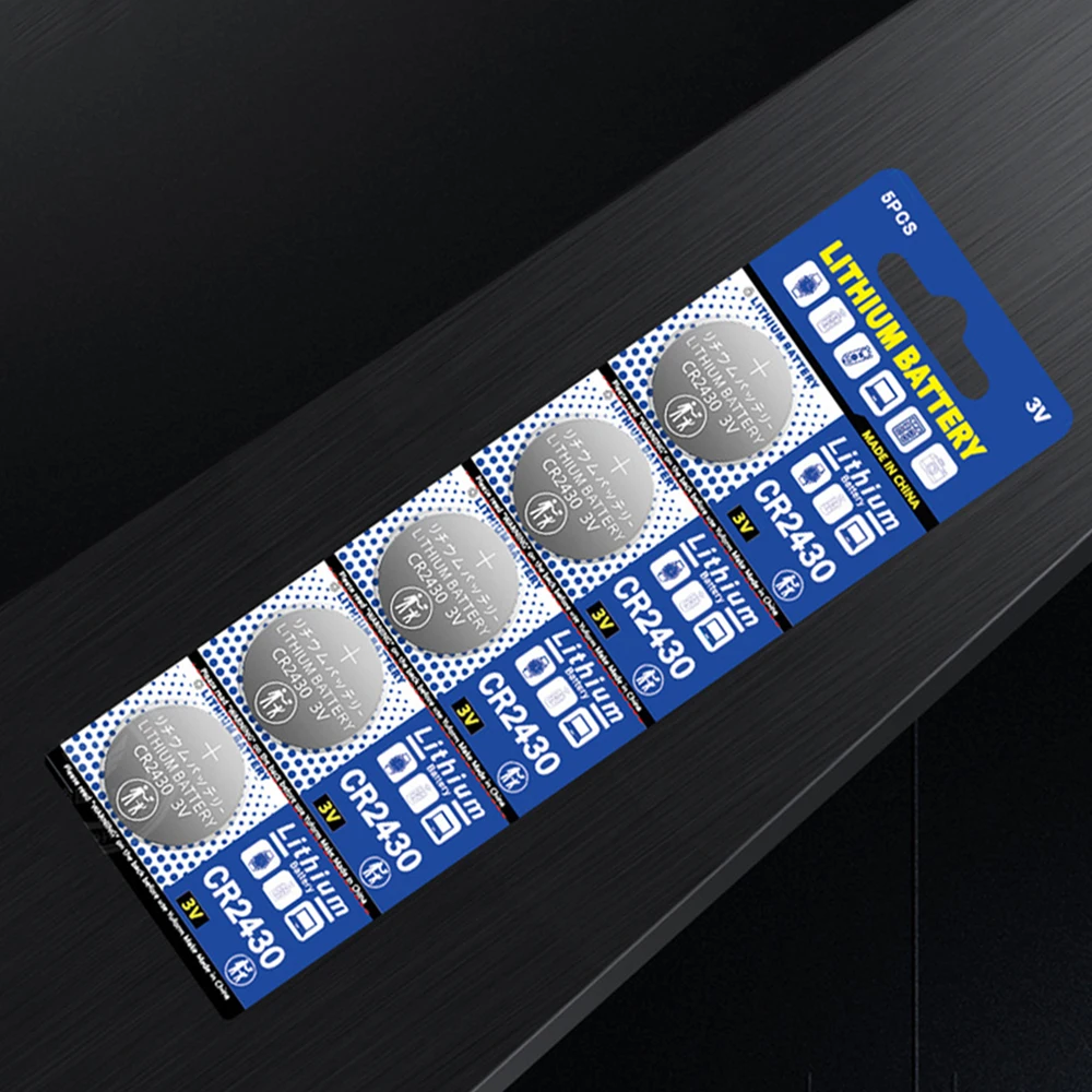 CR2430 CR 2430 3V Lithium Battery For Car Remote Control Clock Motherboard Watch DL2430 BL2430 Buttton Coin Cells