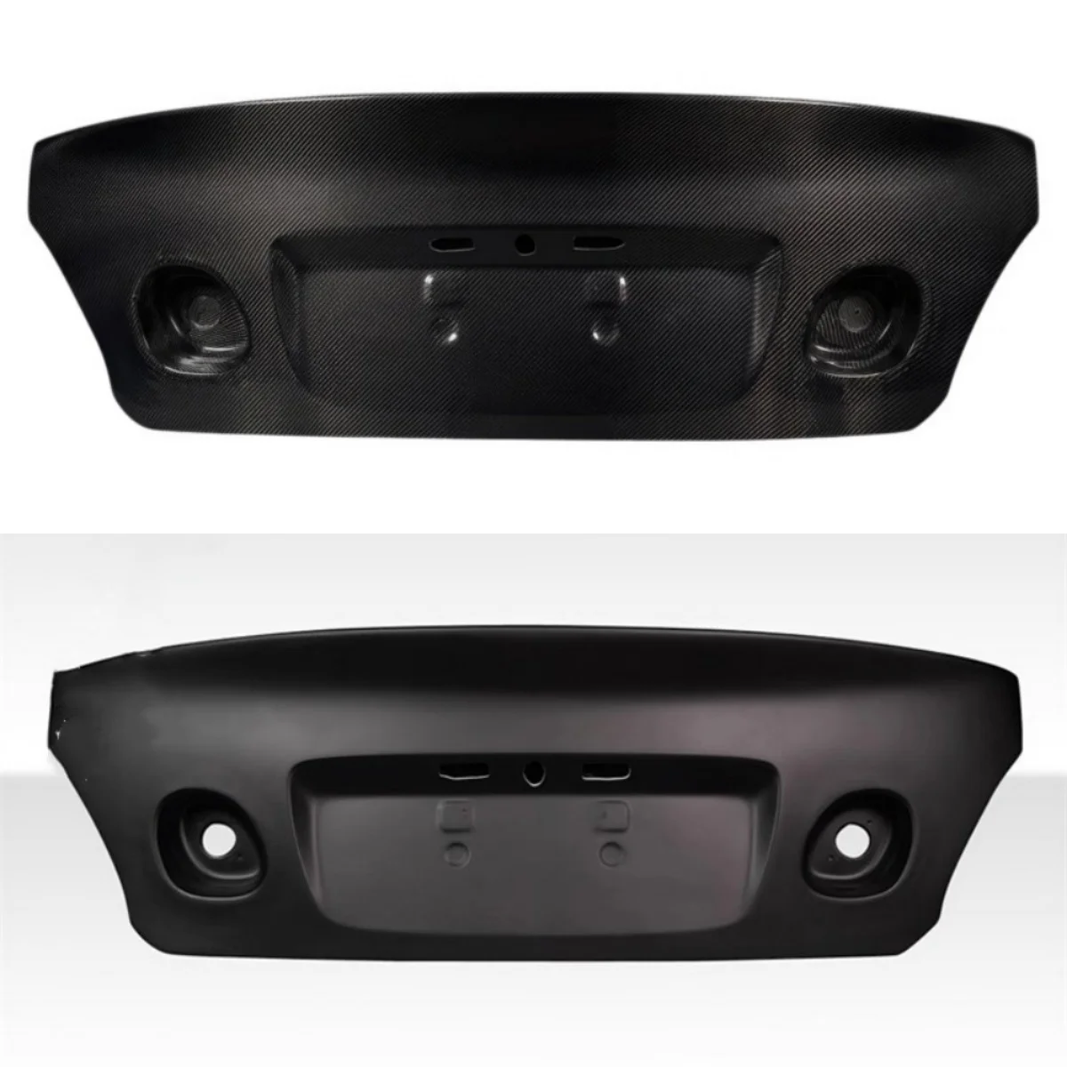 Car Rear Trunk lid tailgate cover For Lexus GS300 GS400 GS430 Modified Carbon Fiber Unapinted Resin Surround