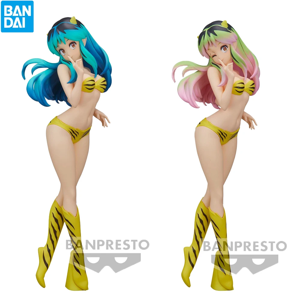 BANDAI Banpresto Glitter Glamours Urusei Yatsura Lum 22cm Bishoujo Doll Model Toy Collectible Anime Figure Second Edition