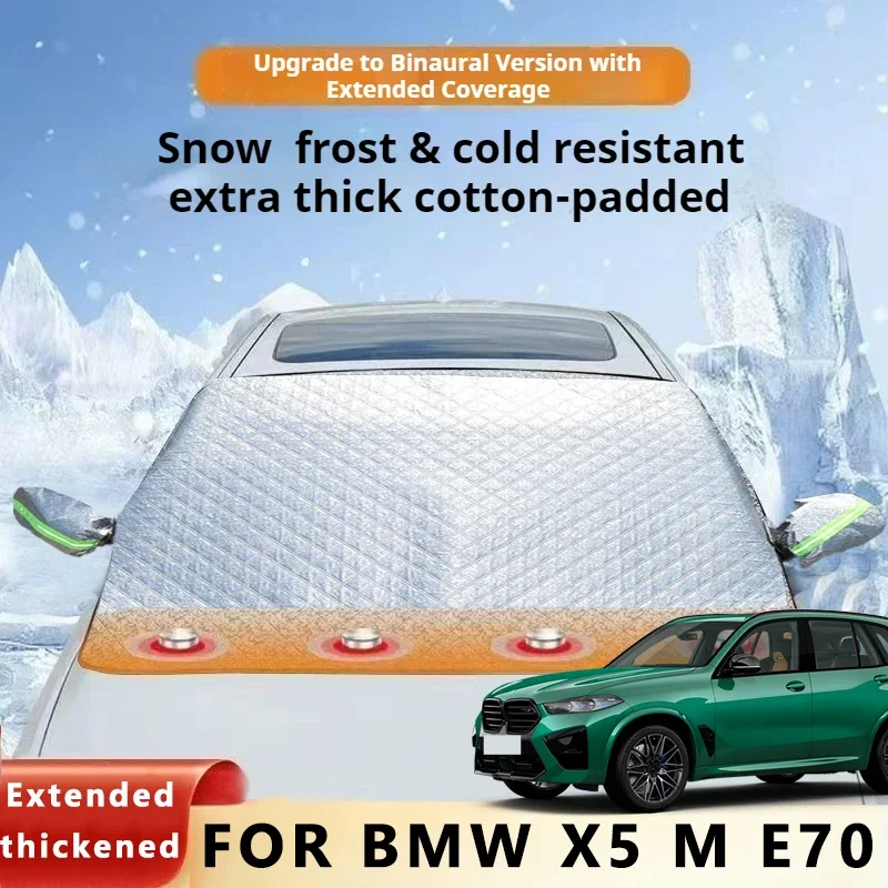 

Thickened Car Now Sunshade Windshield Cover With 5/9 Magnets UV Protection Anti Snow Sunlight For BMW X5 M E70 F85 F95 F97