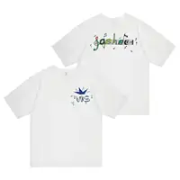 NCTWISH Album Graffiti Print Cotton Short Sleeve T-Shirt Unisex Standard Fit round Neck Casual Wear Summer Collection 2