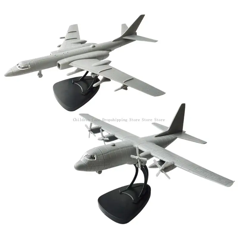 Interactieve 4D-bouwpakketten voor transportvliegtuigen Ouder-kindactiviteit verbetert fijne motoriek creativiteit