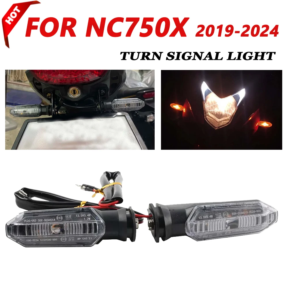 For HONDA NC750X NC 750 X 750X  2019 2010 2021 2022 2023 2024 Motorcycle LED Turn Signal Light Flashing Signaling Indicator Lamp