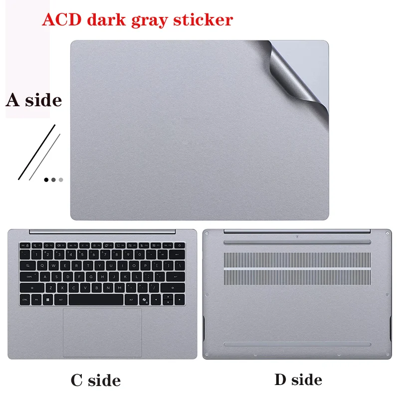For ASUS Zenbook 14 UM3406ZA UX3405 UX3402 Laptop solid color body S13 UX5304 skin sticker scratch-proof shell protective film