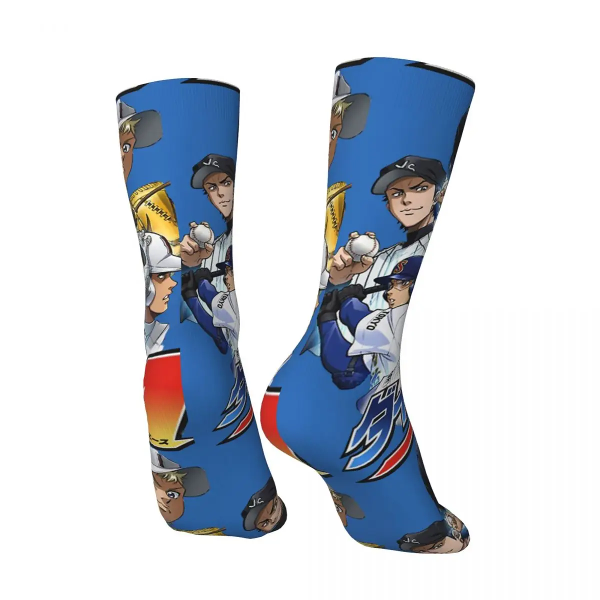 Funny Crazy Sock for Men Kazuya Miyuki Hip Hop Harajuku The Professional Leon Mathilda Norman Film Happy Seamless Boys Crew Sock