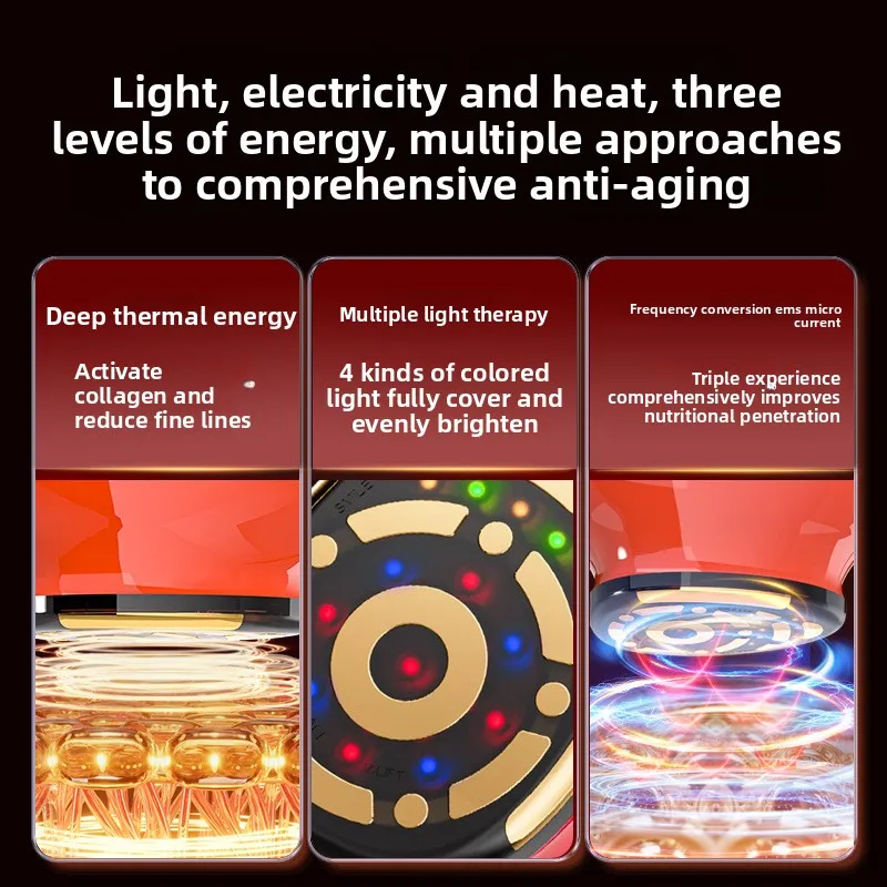 Big Iron Beauty Instrument Lifts and Tightens Household Face Anti-aging and Anti-wrinkle Fine Lines