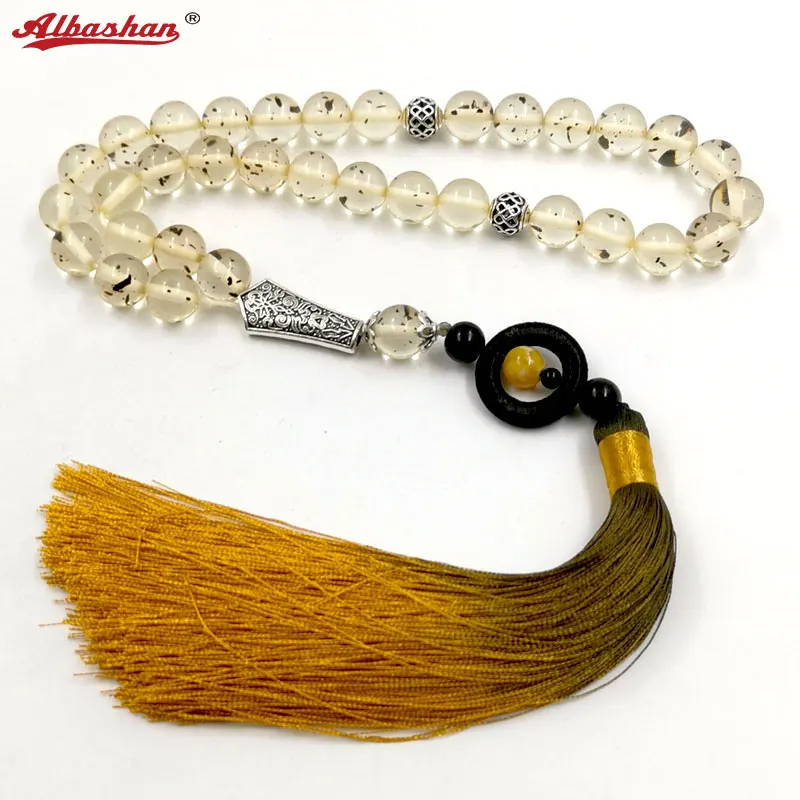 

ALBASHAN Resin Tasbih Muslim Prayer Beads Misbaha Rosary Bead 33 45 66 99 Mistaka Beads