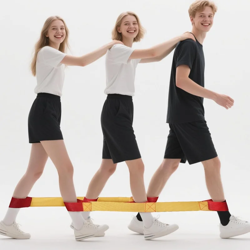 Jeu de sport d'extérieur pour 3/4/5/6 personnes, jouets et jeux sportifs pour enfants, jeu géant de coopération d'équipe, accessoires de jeu d'équipe intérieur/extérieur
