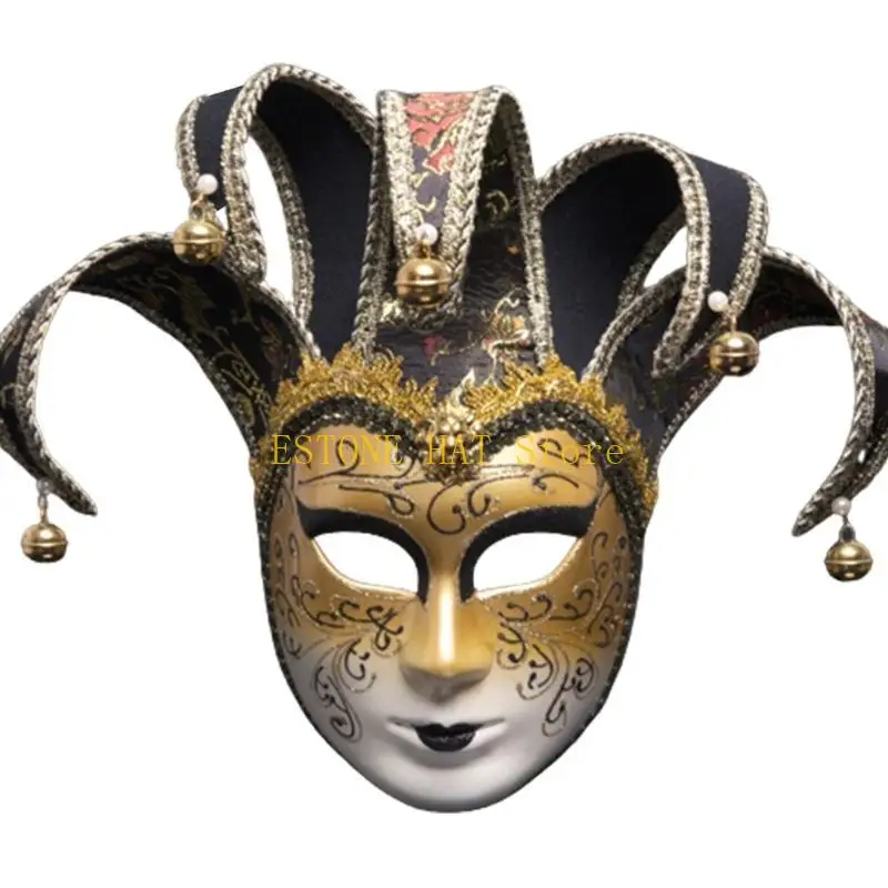 49MF Comedy Mask Exquisite Decoration Mask Halloween Cosplay Mask