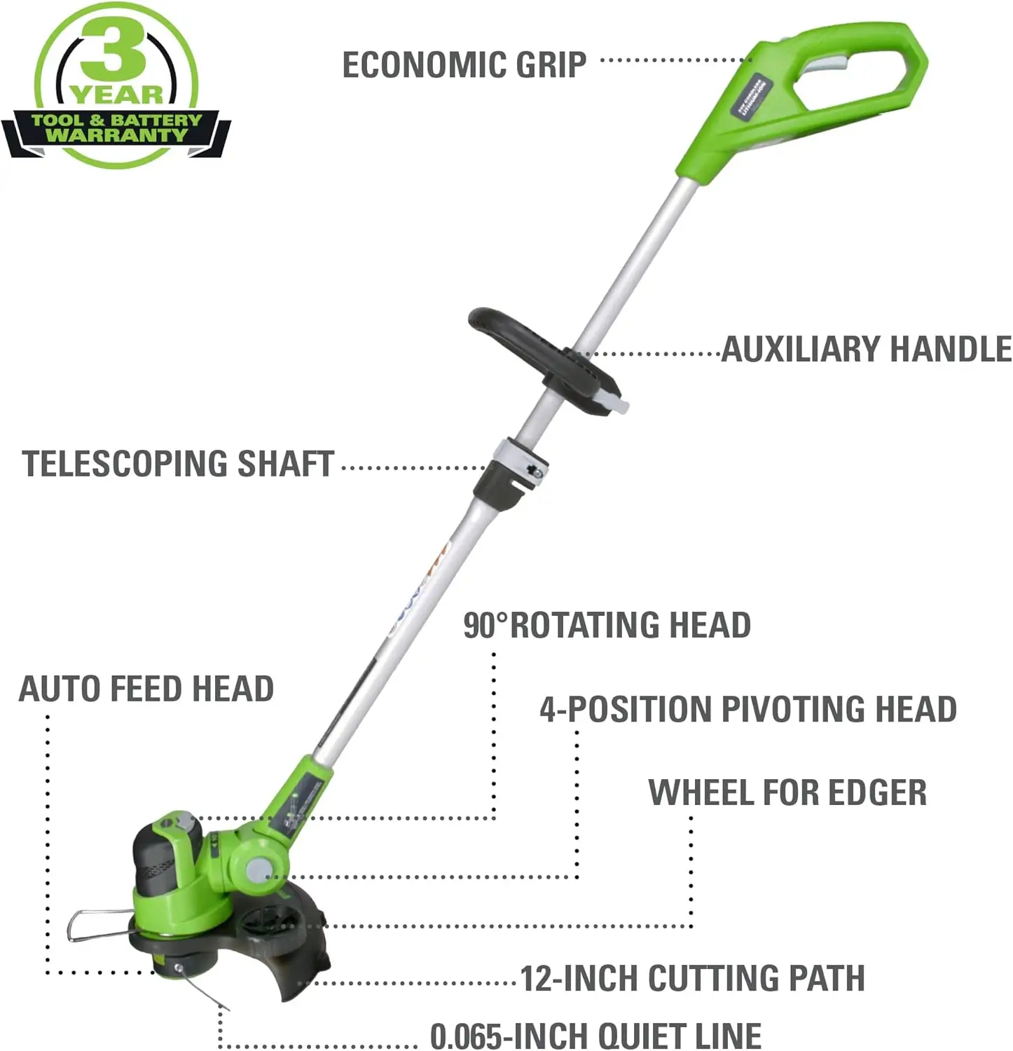 STBL24B210 String Trimmer, 12