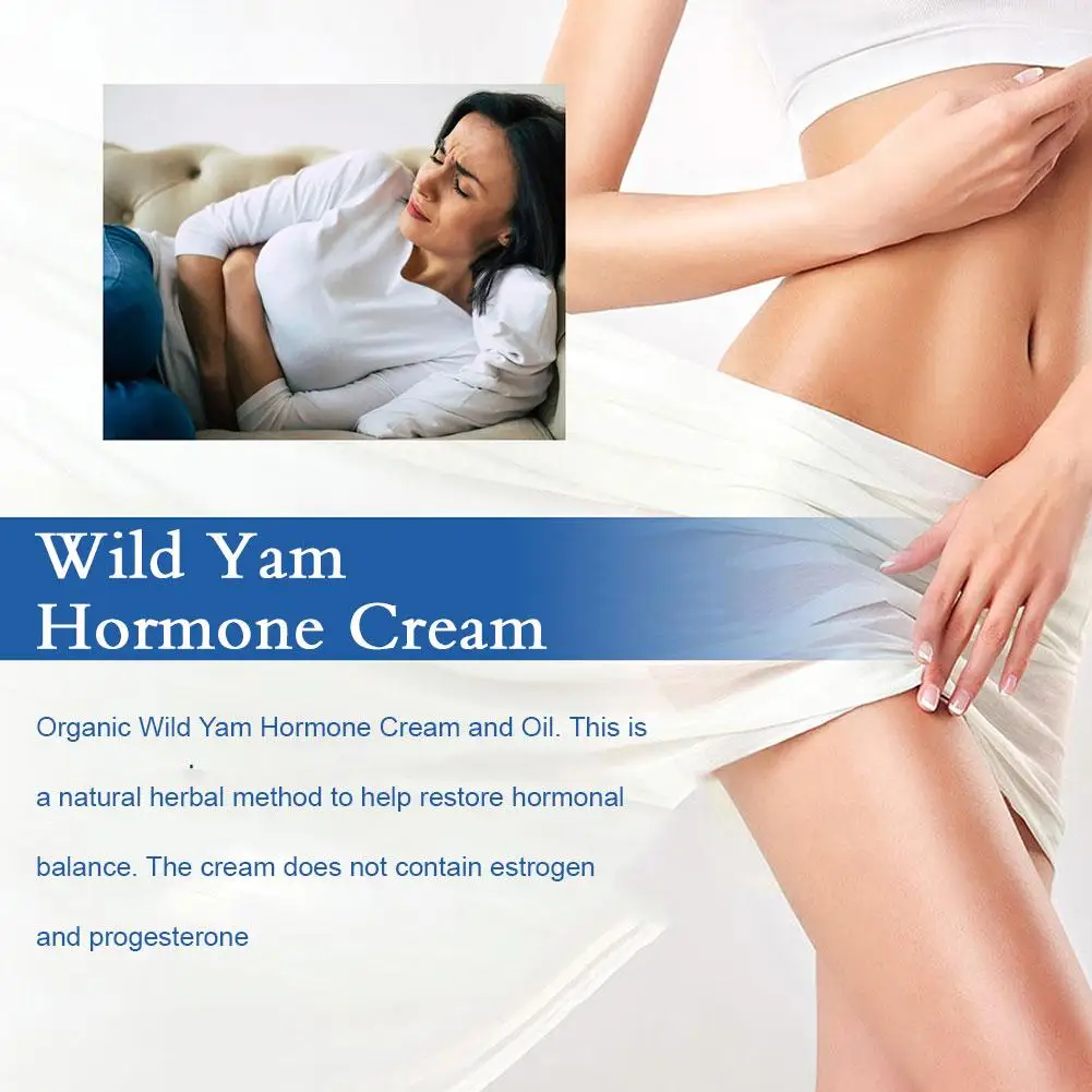 Wilde Yam Hormoon Cream Hormoon Recovery Cream Antispasmodische Verlichten Menstruatiekrampen Misselijkheid Lichaamsverzorging Schoonheid Gezondheid