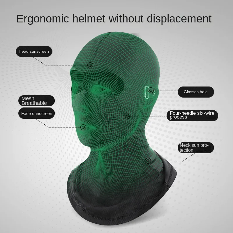 Motorcycle Riding Headwear Sun UV Protection For The Face Summer Breathable Full Face Mask Balaclava Moto Biker Cycling Mask