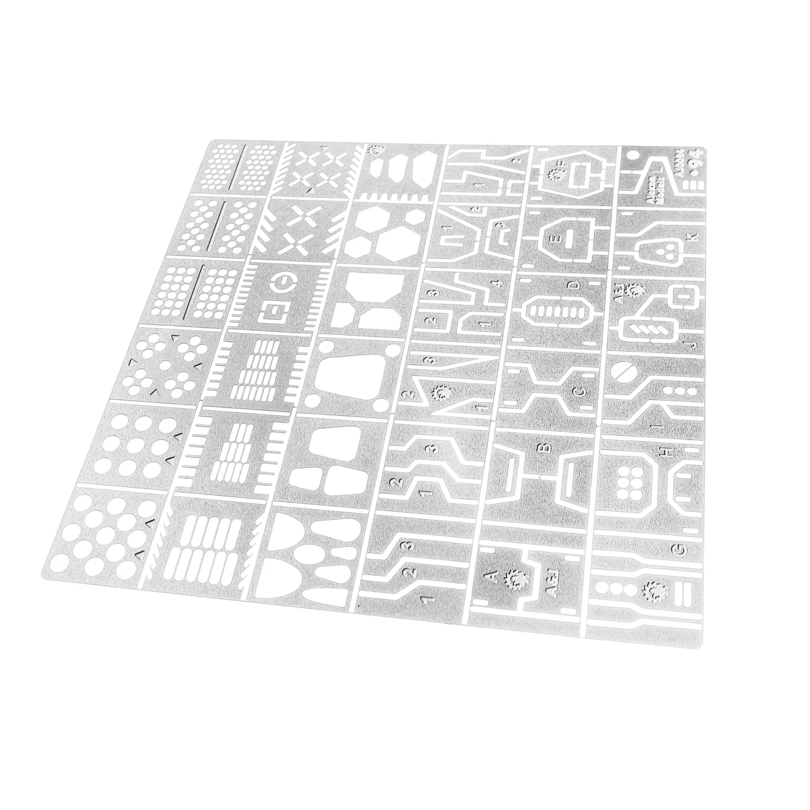 Chip-shaped Scoring Gravura Ferramenta Régua Auxiliar Modelo Militar Gundam Modificação Detalhe do Corpo Aj0094 Scriber Line Tools