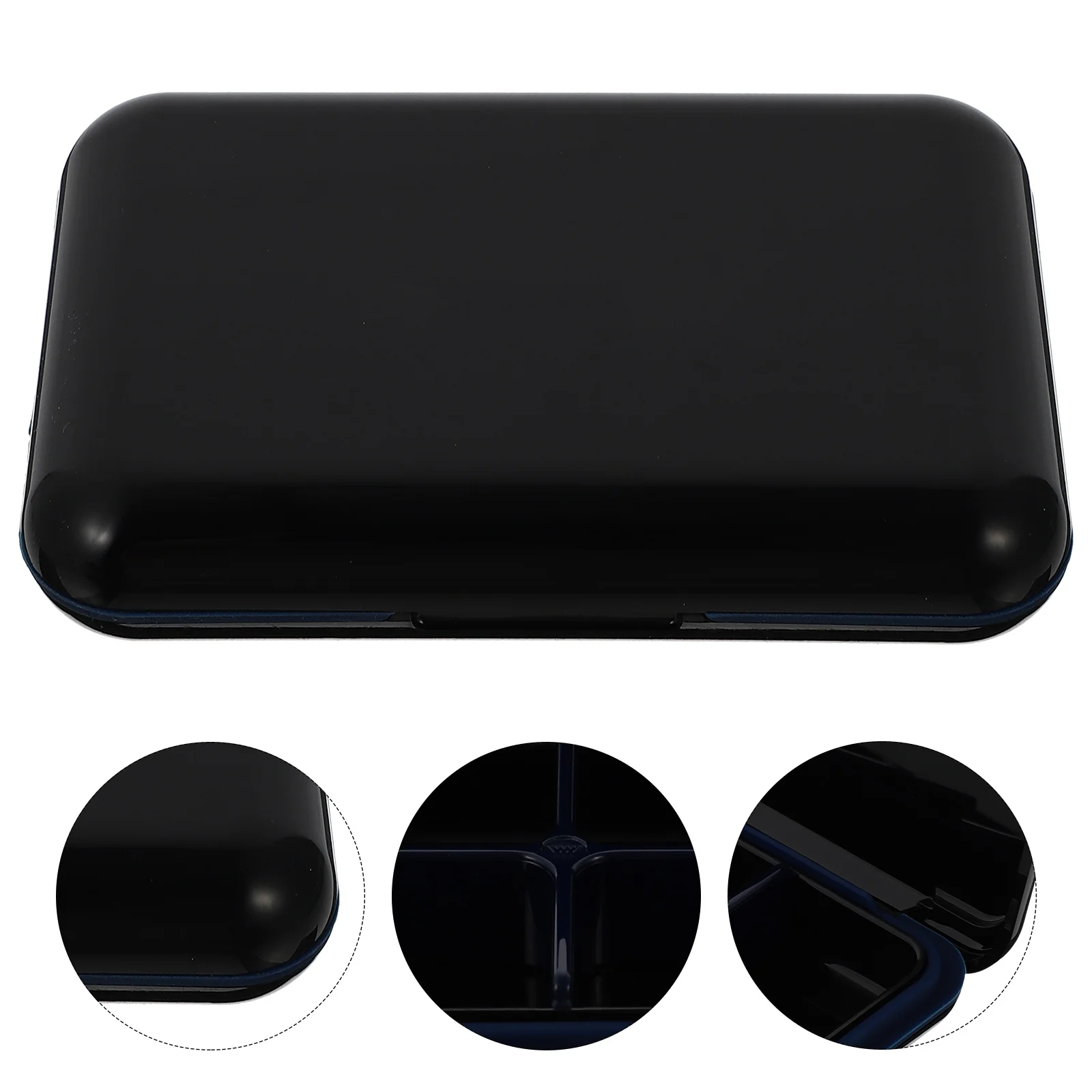 

Portable Denture Case Premium Material Durable Practical Orthodontic Retainer Storage Box Denture Retainer Case