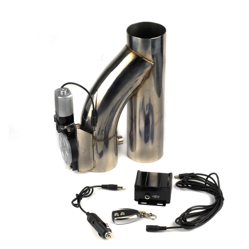 

Universal Stainless Steel 2,2.25,2.5,2.75,3 " Dump Valve Electric Exhaust Cutout Cut Out With Wireless Remote YYR