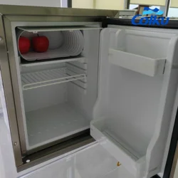 Hot sale upright dual zone fridge freezer 40L 50L DC Compressor Type suitable for RV campervan caravan refrigerator