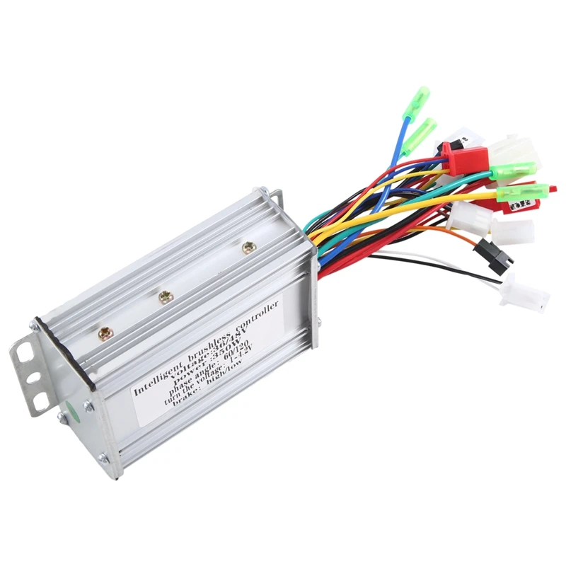 36V/48V 350W E-Bike Brushless Controller For Electric Bicycle E-Scooter Dual Mode Sensor/Sensorless