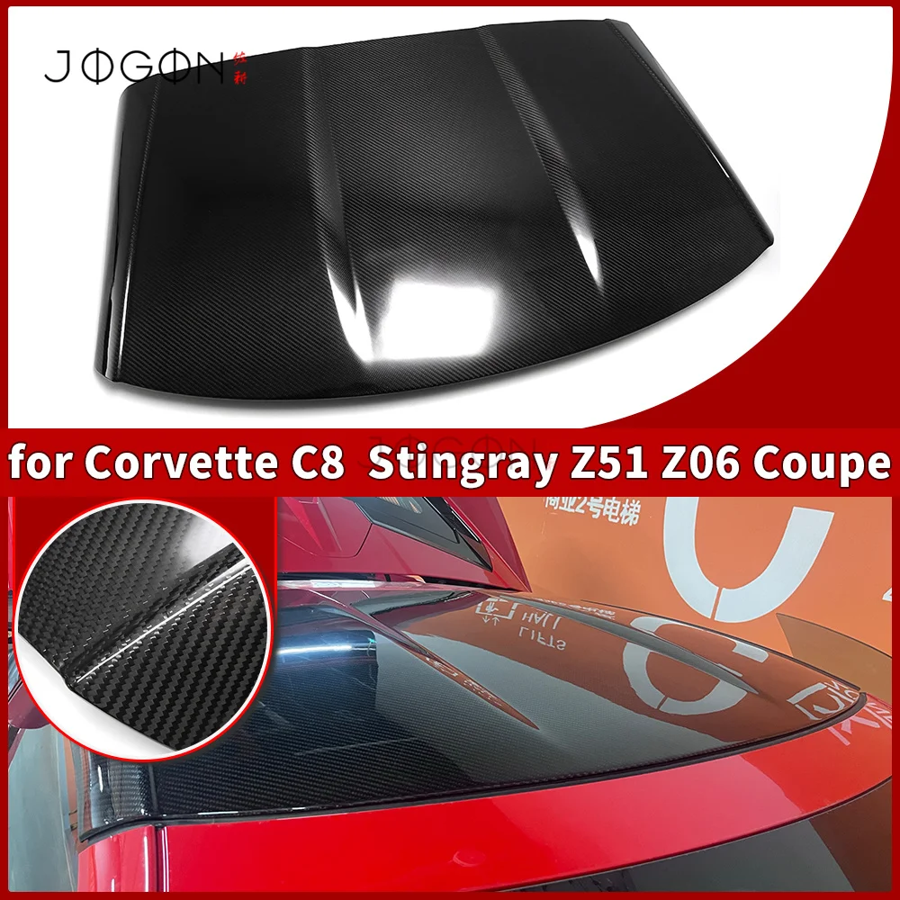 

Replacement Dry Carbon Fiber Roof Top Cover For Corvette C8 Coupe Z06 Z07 Z51 Coupe 2020+ Car Roof Top Panel Exterior Protection