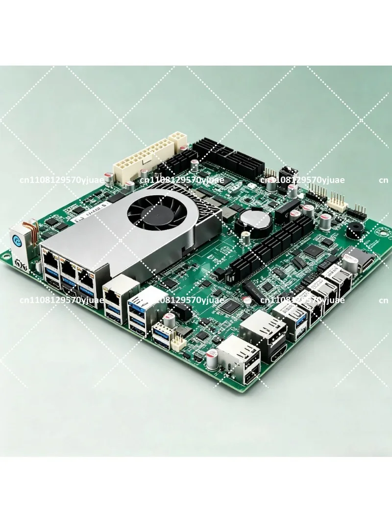 Dual 2.5G Mini‑ITX Industrial Motherboard, 6‑Drive, Dual M.2 SSD, PCI‑E Expansion, Alternative to N100/N150