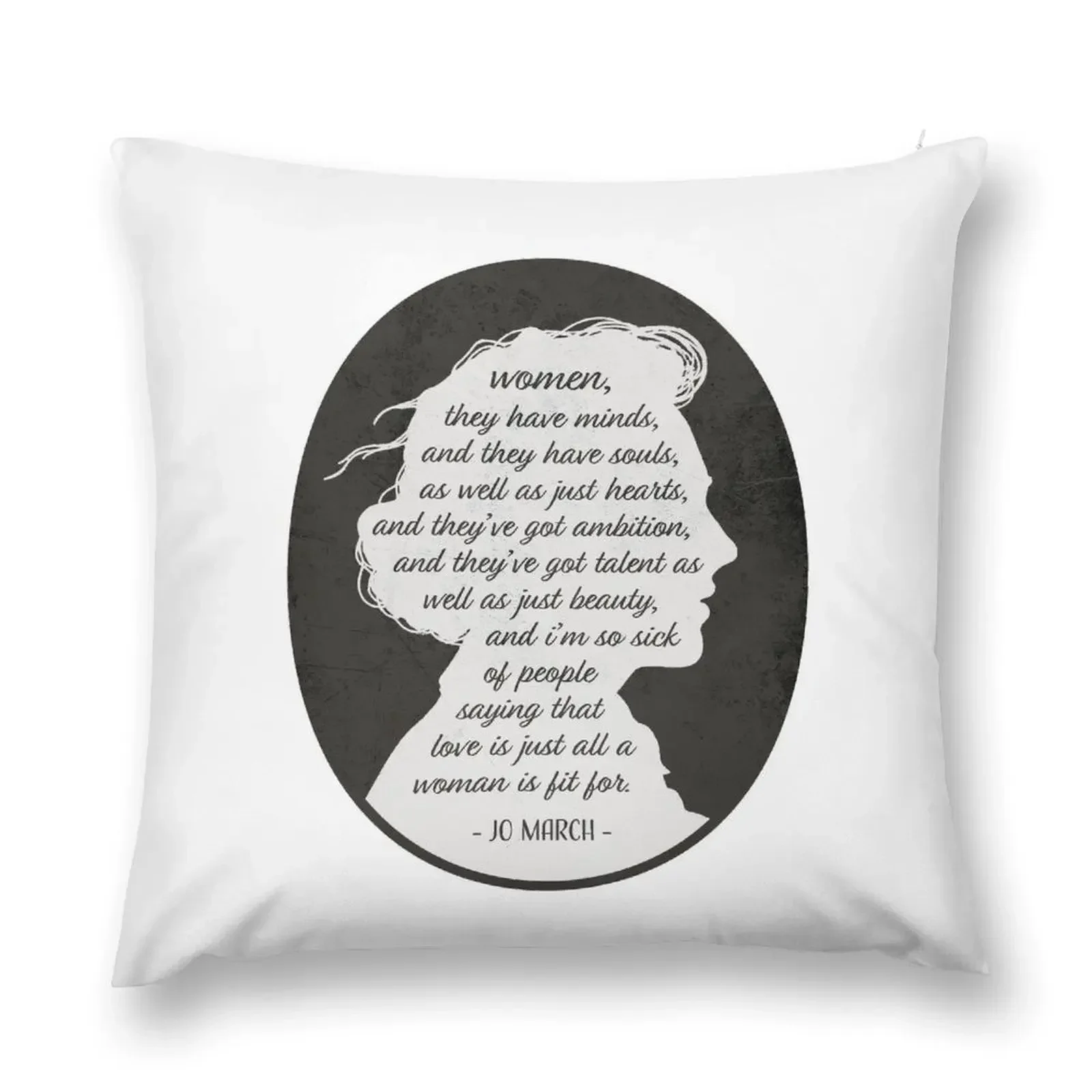

Little Women Jo March Quote Throw Pillow Cushions Cover Cushion Cover Luxury christmas supplies Cushion Cover For Sofa pillow