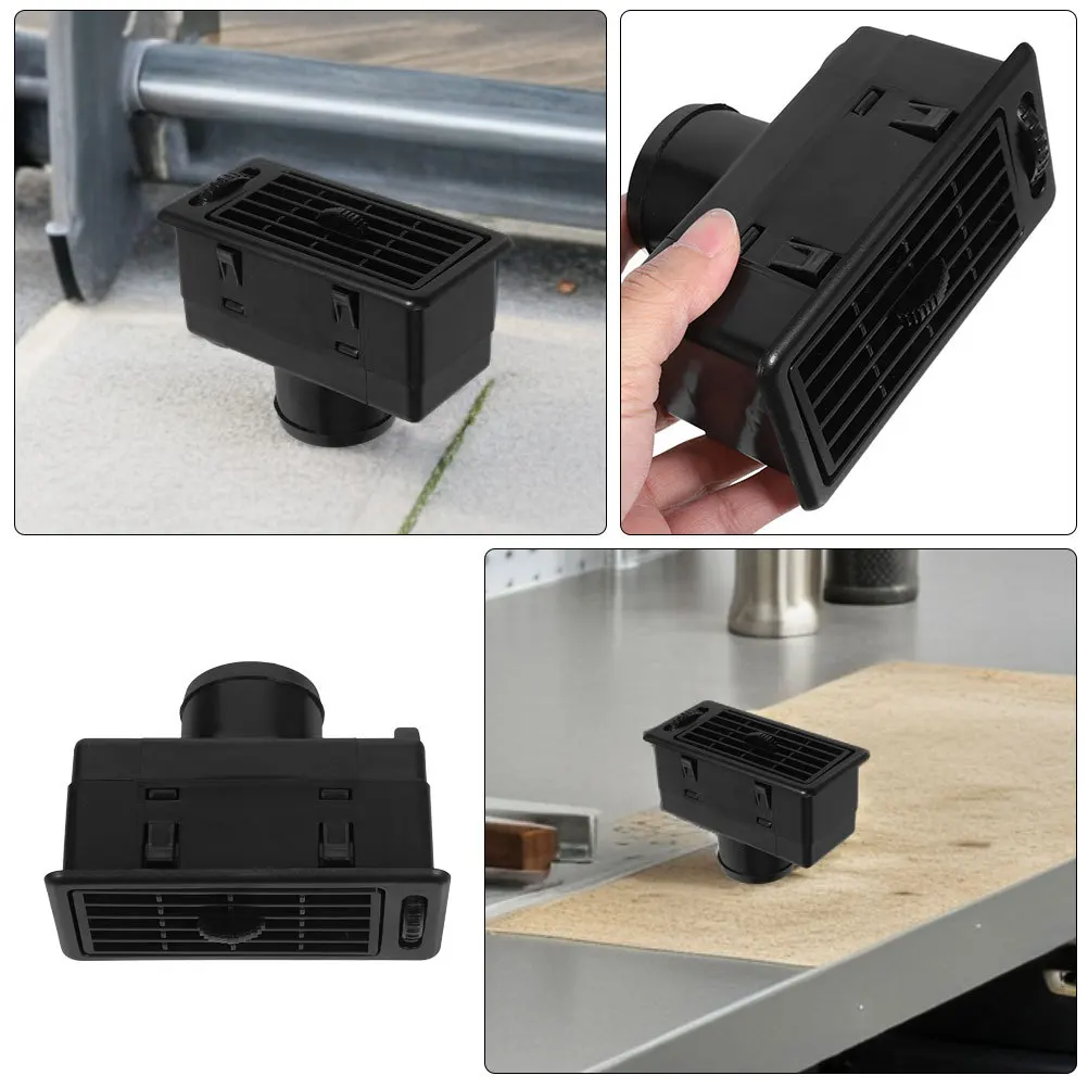 Saída de ventilação de ar do painel, 2 peças para carros, rvs, caminhões, ventilação de alta eficiência, descongelamento rápido, durável, redondo, ar automotivo