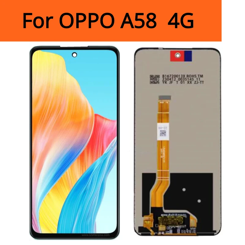 

6.72" For Oppo A58 4G LCD Display Screen Touch Panel Digitizer For Oppo A58 4G Screen Replacement