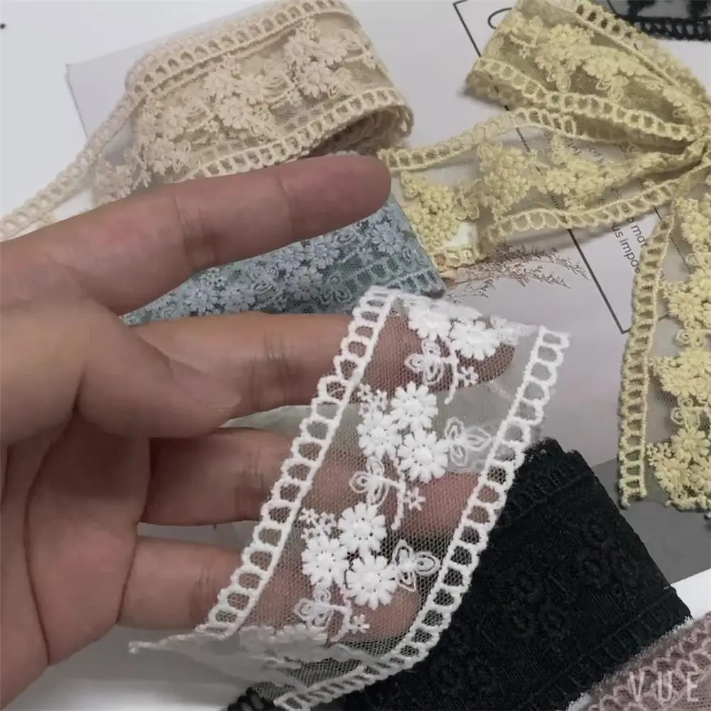 Handicrafts DIY Craft Colorful Sewing Accessories Net Lace Trimmings Fabric Trim Lace Ribbon