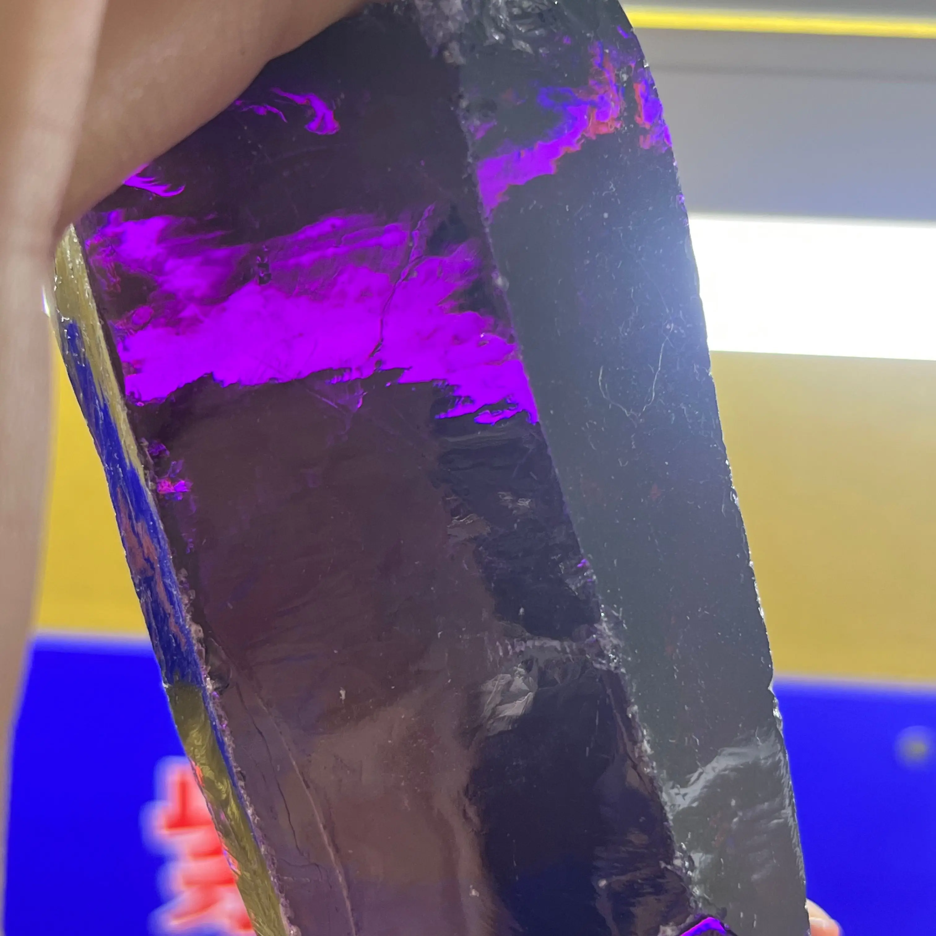 1kg/Bag Violet Color Synthetic Cubic Zirconia Rough Uncut CZ Zirconia Raw Material For Loose Gemstones Making