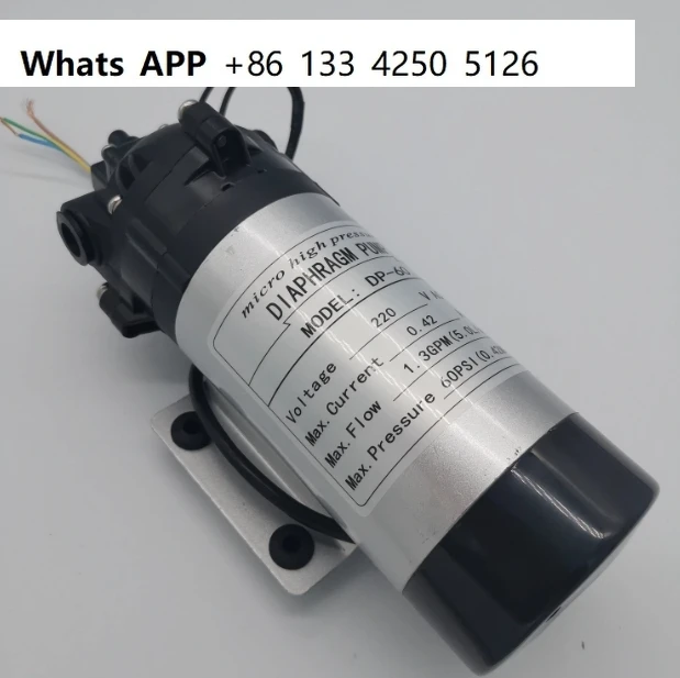 

sweeper high pressure pump, self-priming booster pump DP-60 high pressure diaphragm pump 220V spray pump