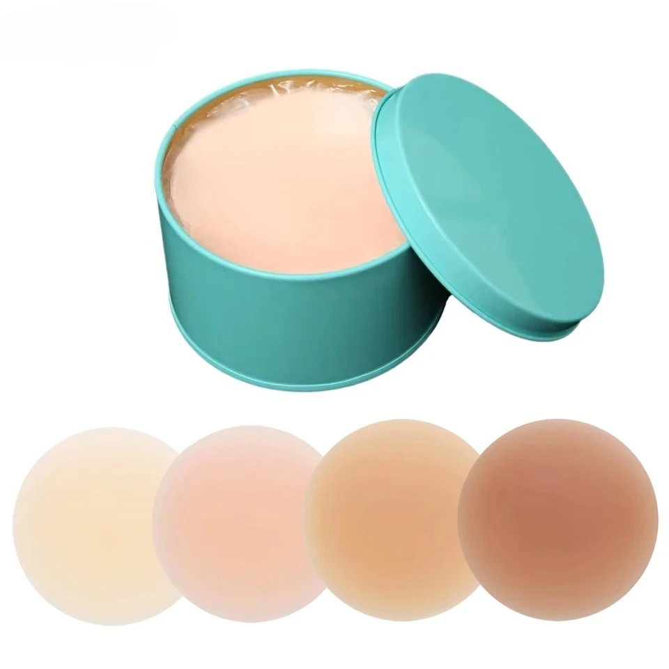 

2 шт. ультратонких многоразовых накладок на соски, клейкие силиконовые наклейки-лепестки для груди, невидимая лента для груди, нижнее белье для женщин