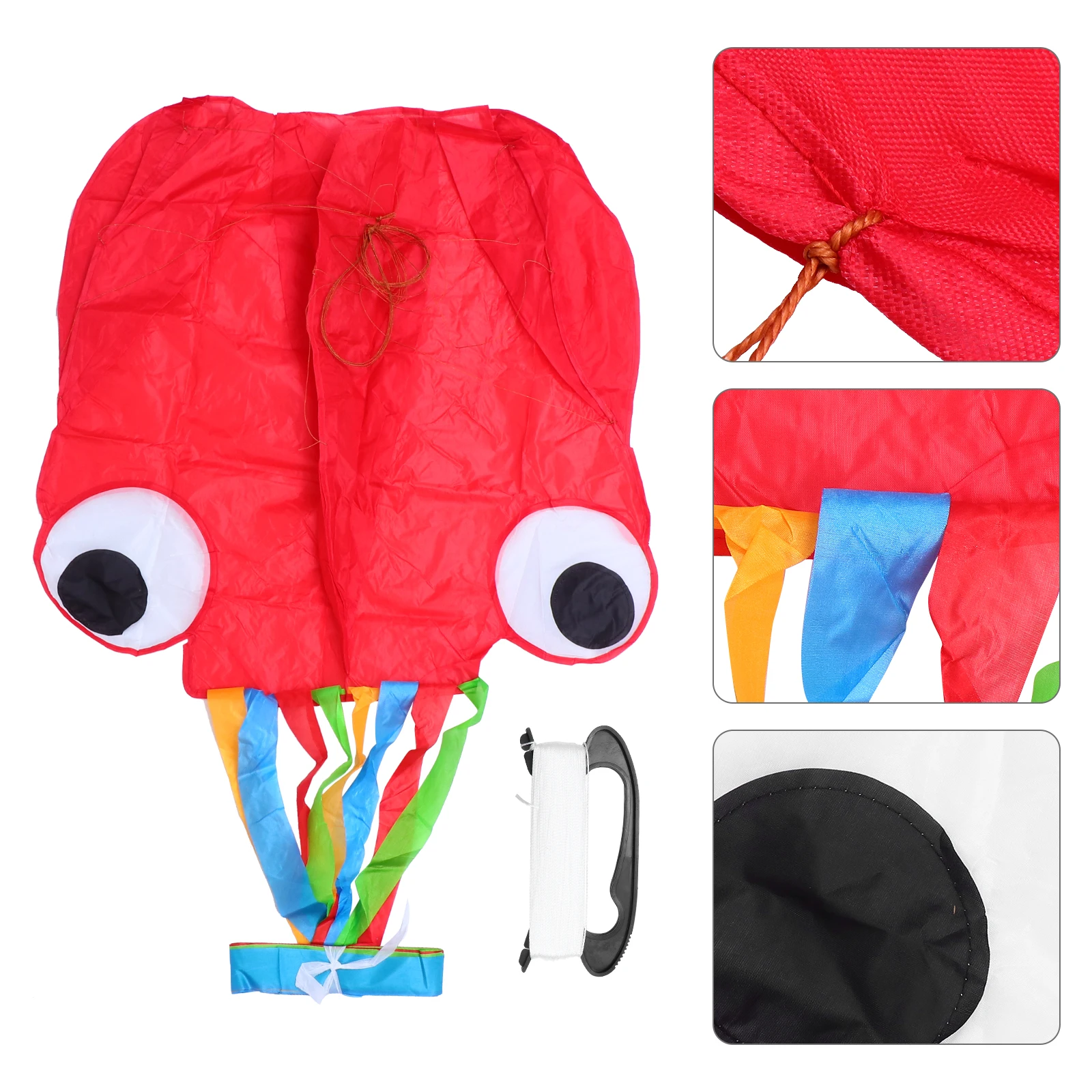 Octopus Kite Creative Long Tail Outdoor Cartoon Doek voor kinderen Grappig vliegend speelgoed